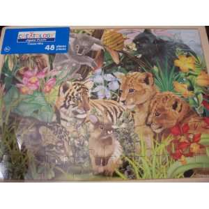   Creatology 48 Piece Jigsaw Puzzle ~ Animals in Grass 