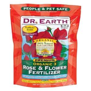  DR EARTH 4 Lb Bag Organic Rose and Flower Fertilizer Sold 