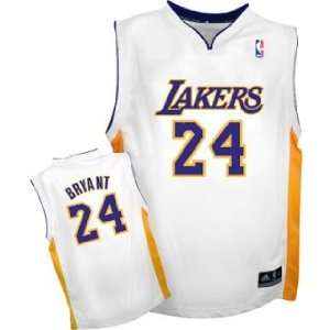 Kobe Bryant Basketball Jersey Set White #24 LA Lakers Kids Youth Size 