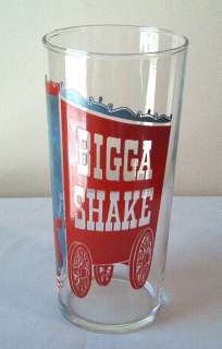   SEALTEST ICE CREAM BIGGA SHAKE SODA FOUNTAIN MILKSHAKE GLASS, 1950s