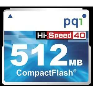  PQI AC43 5120 0101 512MB Hi Speed Compact Flash Card Electronics