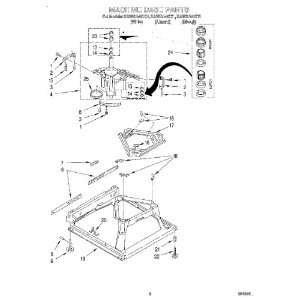  Whirlpool Part Number  388492 For Model #  KAWS750GZ1 