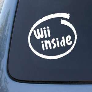 Wii INSIDE   Car, Truck, Notebook, Vinyl Decal Sticker #2205  Vinyl 