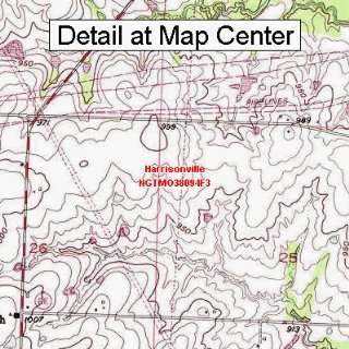   Map   Harrisonville, Missouri (Folded/Waterproof)