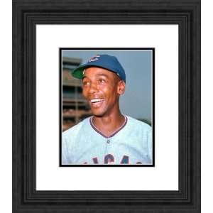  Framed Ernie Banks Chicago Cubs Photograph Kitchen 