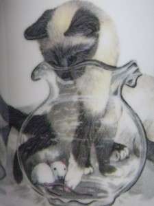 Cat Lovers Roy Kirkham England K.M. Hassall Fine Bone China Cat Mug 