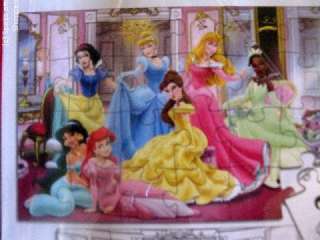 Puzzle & Colour Princess Jumbo Bodenpuzzle z.Ausmalen  