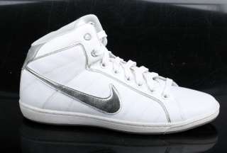 Nike Schuhe Court Tradition LT Mid 101 Weiß Silber *R  