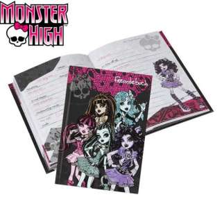 Monster High Freundebuch Freundschaftsbuch Loona Figur Buch Notizbuch 