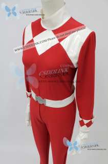 Power Red Ranger Cosplay Costume Rangers Any Sizes CS  