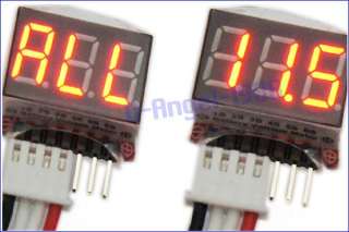 LED 1s 6s Lipo Battery Voltage Indicator Checker Tester  