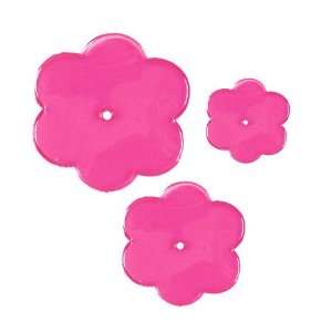 Ka Jinker Vinyl Jem Flowers Pink Assorted Sizes 39 per 