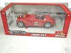 HOT WHEELS 60TH ANNIVESARY FERRARI 125 S 1/18 RED NEW