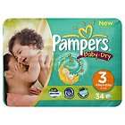 pampers nappies baby dry midi 34 x4 ort grossbritannien sofort