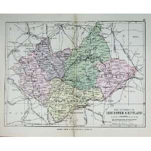 PhilipS Maps England 1888 Leicester Rutland Oakham 