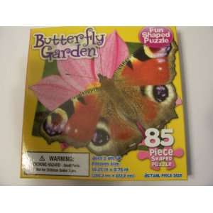  Shaped Puzzle ~ Butterfly Garden (85 Pieces) Toys & Games