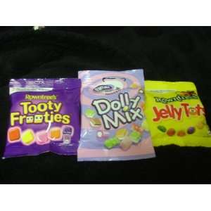 Variety Pack  Jelly Tots, Tooty Frooties & Dolly Mix  