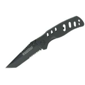   Ops Linerlock Knife with Black Handles 