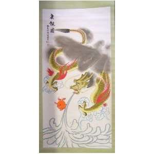  Dragon Blowing Chi Scroll Picture