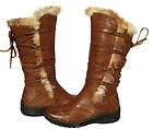 Womens BOOTS Knee High Winter Fur Lined Snow Camel shoe Ladies size 7 