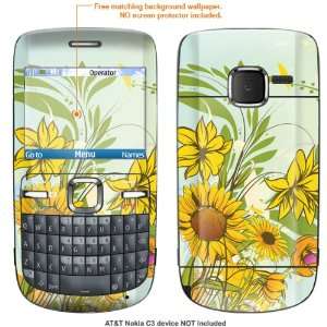   Decal Skin STICKER for AT&T Nokia C3 case cover C3 188 Electronics