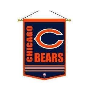 Chicago Bears Wool 12x18 Mini Banner