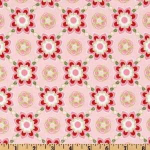  44 Wide Sugar & Spice Flower Pink Fabric By The Yard 