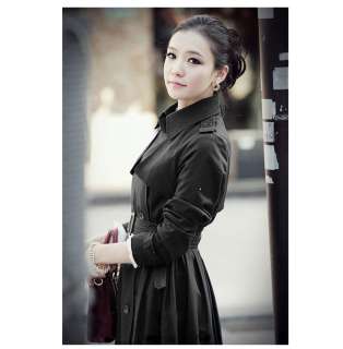 New Fashion Womens Double breasted Trench Coat/Jacket  