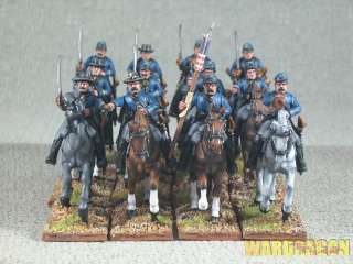 25mm American Civil War WDS painted Union Cavalry h69  