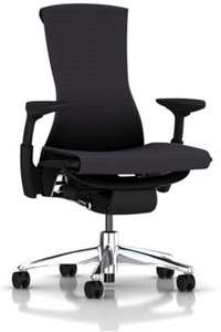 Herman Miller Aluminum Embody Ergonomic Chair Graphite Frame Carbon 
