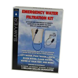Sawyer Point One Emergency Water Filter Kit  