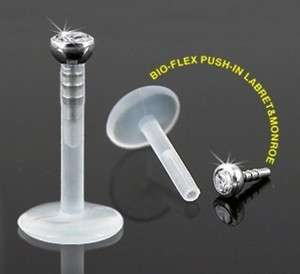   Bioflex Labrets 16g Bio flex Monroes Wholesale Body Jewelry  