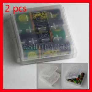 pcs Clear Plastic Storage Case Box Holder for AA AAA Battery  