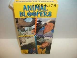 Animal Bloopers with Jack Hanna VHS from tv video tape 764315029230 