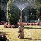 Tiny Elephant Lawn Sculpture Garden Sprinkler Statue Fountain Design 