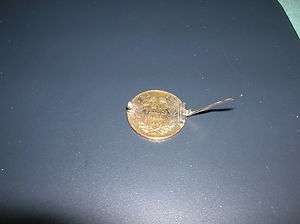 1853 Gold Coin Pin 20 Francs 6 grams 90 percent pure EG  