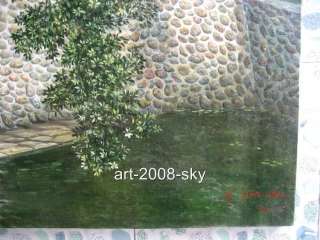 Original Oil painting landscape art on canvas 30x40  