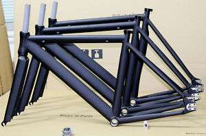 fixie frame and fork 700CX47/50/53/56/59cm black  