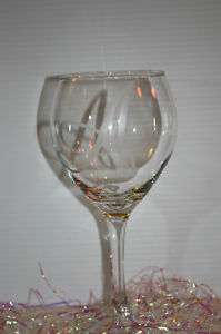 Personalized Acid Etched Wine Glasses  