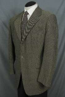 Vestimenta wool three button sport coat, 44R  