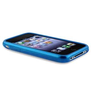   with apple iphone 3g 3gs clear blue circle quantity 1 keep your cell