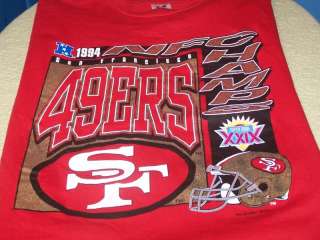 San Francisco 49ers 1994 NFC Champ Super Bowl Shirt New  