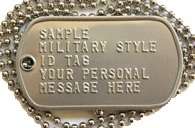 USMC stamped military DOG TAGS soldier ID dogtag marine devil dogs tag
