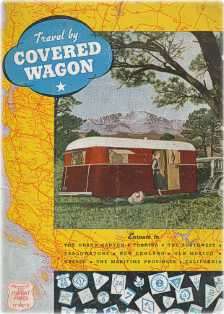Covered Wagon Vintage RV Trailer Brochure   1937 on CD  