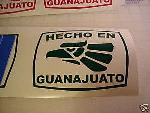 Hecho En Guanajuato in Made Mexico Mexican decal car  