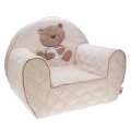 Candide 162742 Clubsessel Bebe traditionell, beige, gesteppt mit 