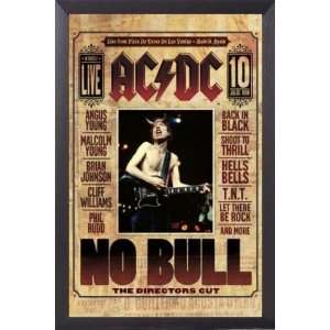 AC/DC Poster und Alu Rahmen   No Bull, The Directors Cut (91 x 61cm 