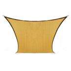  11 ft. 10 in. Desert Sand Square Shade Sail with 