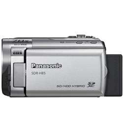 Panasonic SDR H85EG S Camcorder (SD Kartenslots, 78 fach optisher Zoom 