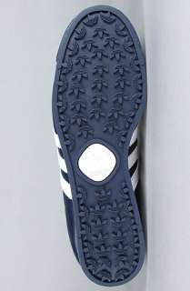 adidas The Samoa Sneaker in New Navy White  Karmaloop   Global 